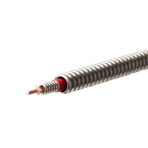 Potter ERCES 3996150 1/2" Coaxial Cable in RCWY Metal Raceway, 1/2", Plenum Rated
