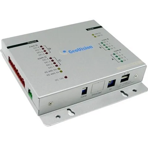 GeoVision GV-IO Box 8+E Box 8E 8-Port IO Box with Ethernet V1.2