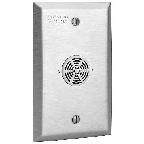 SDC 400U-SN 400-SN Series Single Gang Siren Alarm Station, Siren 85 db, 12/24VDC, Stainless Steel