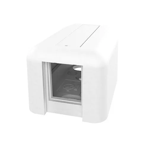 Ortronics 404HDJ1-88 Ortronics HDJ Plastic Surface Mount Box, Single Port, White