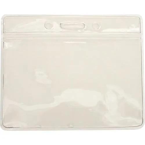 Brady ID 406-T-CLR Vinyl Horizontal Badge Holder with Color Bar