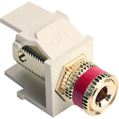 Leviton 40833-BTR Insert Bind Post, Red/Light