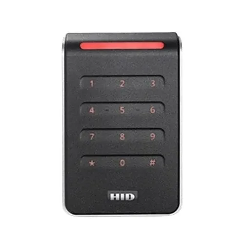 HID 40KNKS-00-0001KK Signo 40K Smart Reader with Keypad and Card Profile, OSDP / Wiegand, Pigtail, Mobile Ready