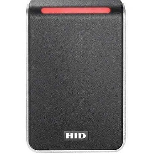 HID 40NKS-T1-000000 Signo 40 Pigtail Smartcard Reader with Priority Seos Profile, Black with Silver Trim