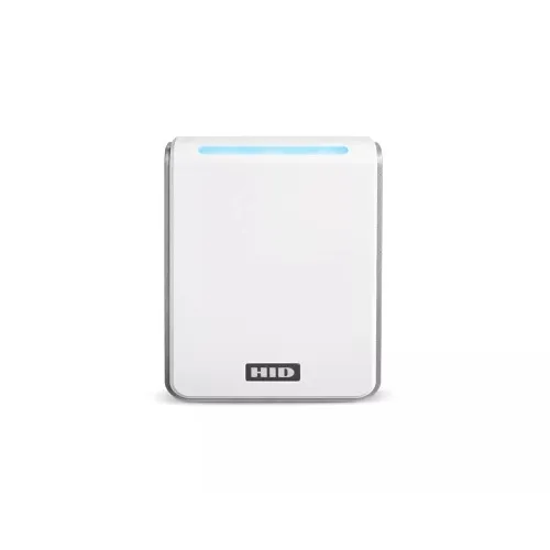 HID 40NWS-00-000000 Signo 40 Pigtail Card Profile Standard Master Ready, White with Silver Trim