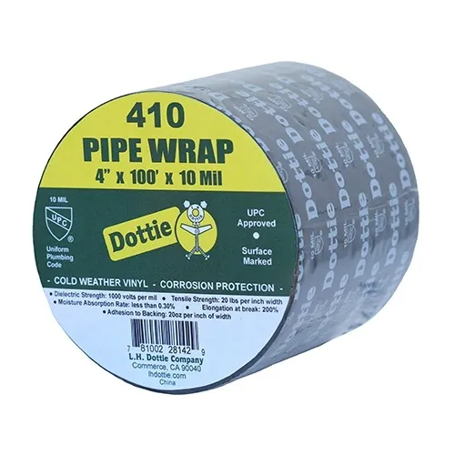 Dottie 410 4" x 100' Pipe Wrap 10 Mil