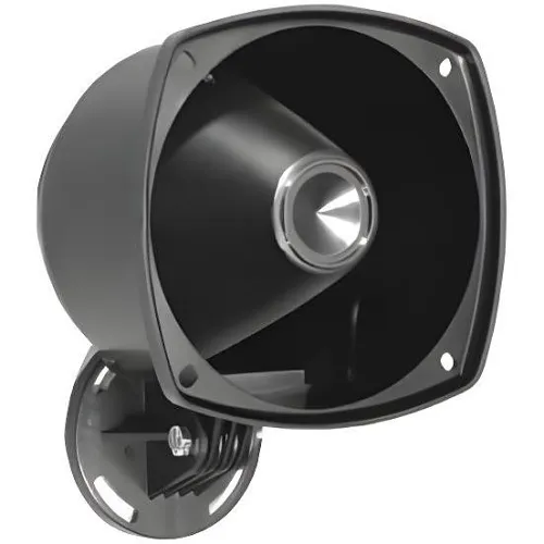 Alpha 410-8BK 10W, 8-Ohms Drive-Thru Horn, Black