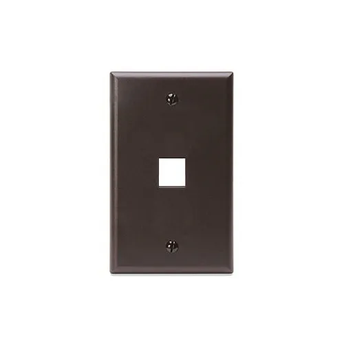 Leviton 41080-1BP QuickPort 1-Socket Faceplate
