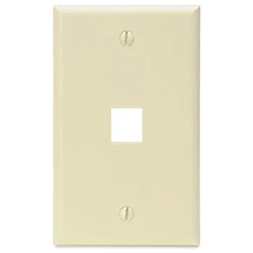 Leviton 41080-1IP Quickport Socket Faceplate