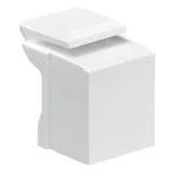 Leviton 41084-BW Blank QuickPort Insert, 10-Pack, White