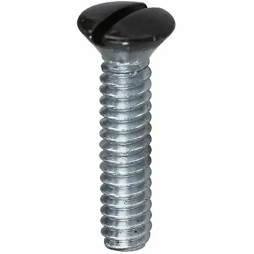 Dottie 413BRN Screw, #6-32 5/16" Brown Slotted Oval Head Wall Plate Screw