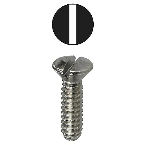 Dottie 414SS Screw, 632X1/2 WLPLT SLTTD Head, 100BX