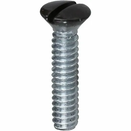 Dottie 415BRN Screw, #6-32 3/4" Brown Slotted Oval Head Wall Plate Screw