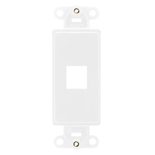 Leviton 41641-AW 1-Port Antimicrobial Decora Insert, White