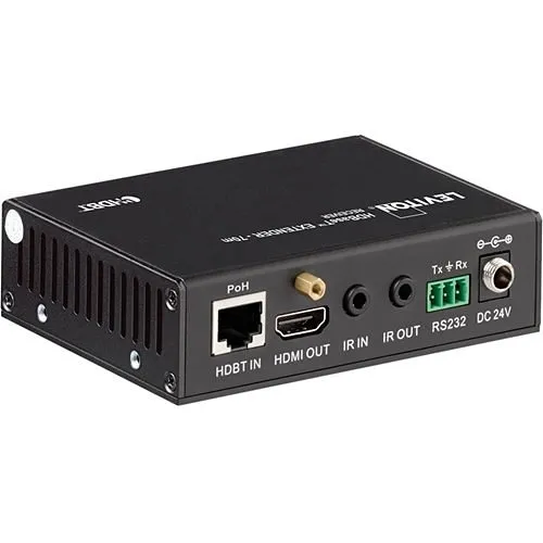 Leviton 41910-HTR HDMI Extender with HDBaseT, Receiver only, 70 meters