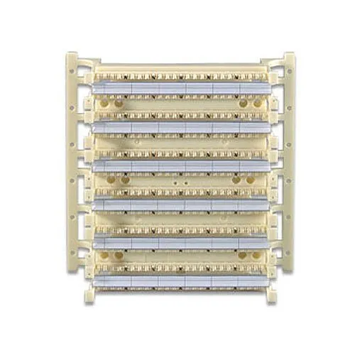 Leviton 41AB6-3F4 CAT6 110-Style Wiring Block Kit, includes 288-pair block with legs, labels, and 72 C-4 clips