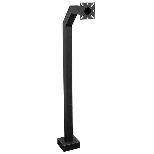 Pedestal Pro 42-9C-ALUM-BLK 42" Aluminum Architectural Pedestal, Black Powder Coated, 12" Neck Reach