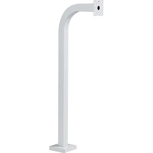 Pedestal Pro 42-9C-WHI 42" Gooseneck Pedestal, Powder Coated, 12" Neck Reach, White