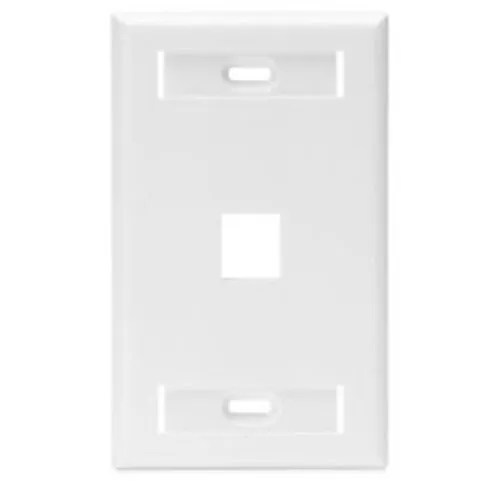 Leviton Quickport Gang Socket Faceplate