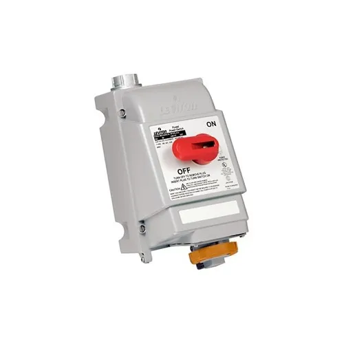 Leviton 420MI12W Non Fused Mechanical Interlock Enclosure 20A, 125V/250V