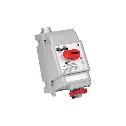 Leviton 420MI7W Non Fused Mechanical Interlock Enclosure 20A, 480V