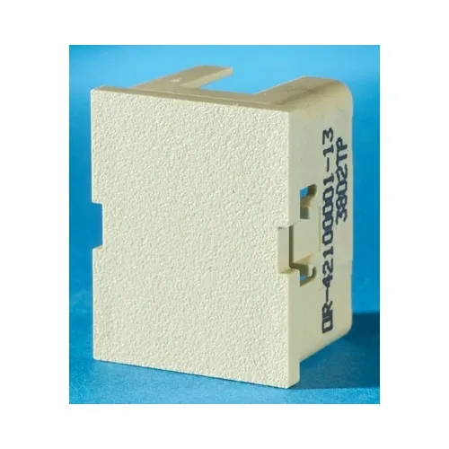 Ortronics 42100002-13 TracJack Blank Modules, 10-Pack, Electrical Ivory