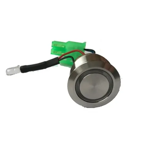 DoorBird 423860322 Illuminated Button, 1-Piece, Stainless Steel