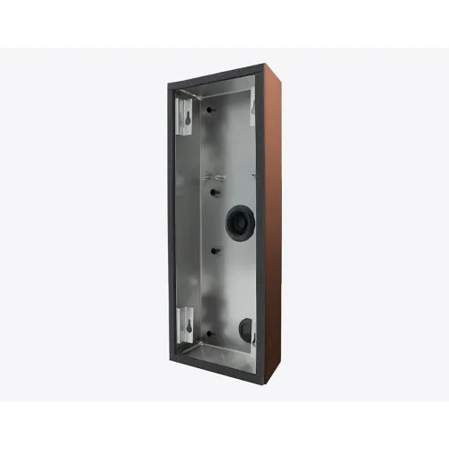 DoorBird 423860780 Surface-Mounting Housing for D2102V/D2103V/D2101FV IP Video Door Stations, Bronze-Finish Stainless Steel
