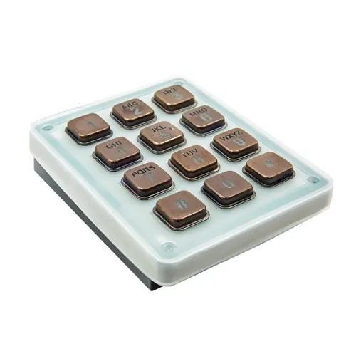 DoorBird 423866386 Keypad Module with 12-Key, Brushed