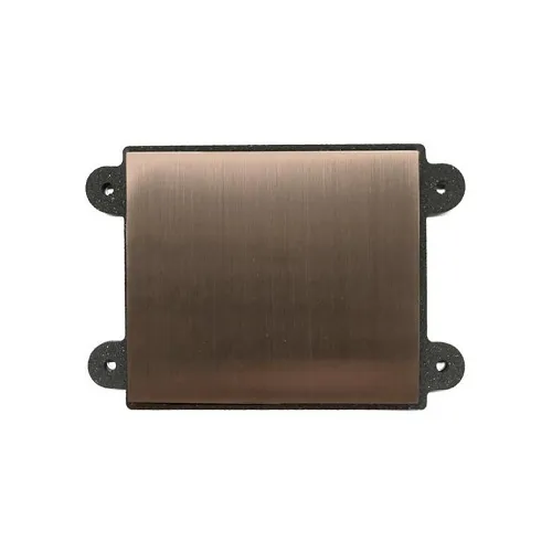 DoorBird 423866546 Engravable Stainless Steel Panel for D2101XH, Brushed, Silver (BRUSHBR)