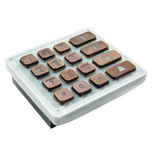 DoorBird 423868168 Keypad Module with 16-Key, Brushed