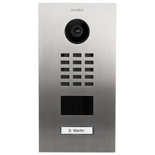 DoorBird D2101V IP Video Intercom, Stainless Steel V2A