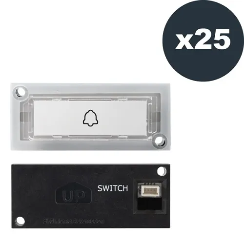 DoorBird 423872639 D11x Illuminated Call Button, 25-Piece