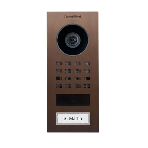 DoorBird 423873339 Intercom System for Single-Family Homes and Businesses with (1) Unit, and (1) Call Button