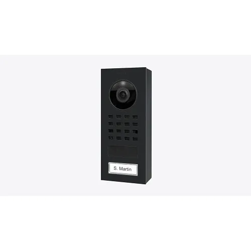 DoorBird D1101V Surface-Mount IP Video Intercom, Graphite Black (Polar Raven)