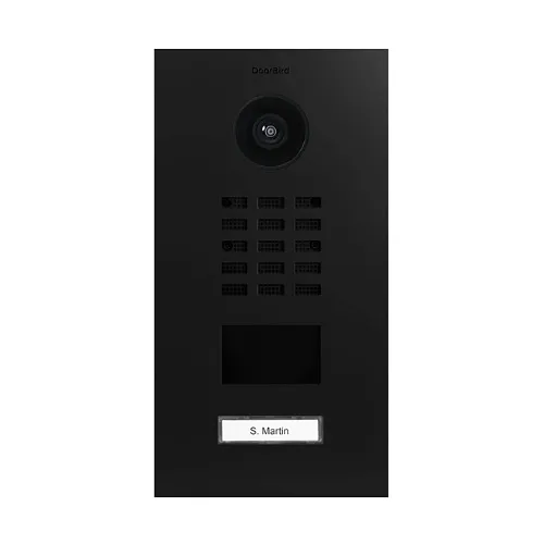 DoorBird D2101V IP Video Intercom, Graphite Black (Polar Raven)