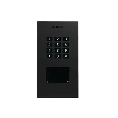 DoorBird A1121 Flush-Mount IP Access Control Device, Multi-Technology, Black (GBLACK)