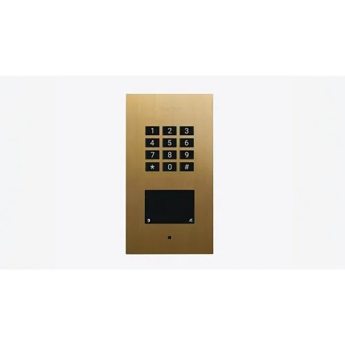 DoorBird A1121 Flush-Mount IP Access Control Device, Multi-Technology, Brushed Gold (BRSHGOLD)