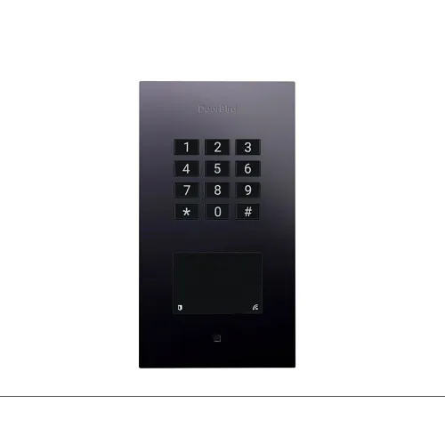 DoorBird A1121 Flush-Mount IP Access Control Device, Multi-Technology, Polish Titan (POLISH.TITAN.)
