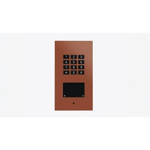DoorBird A1121 Flush-Mount IP Access Control Device, Multi-Technology, Copper Brown (RAL8004)