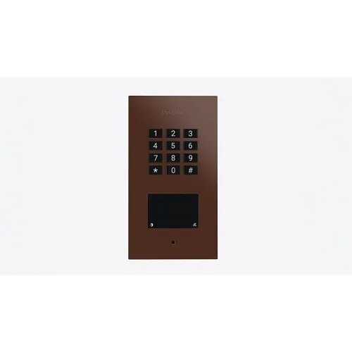 DoorBird A1121 Flush-Mount IP Access Control Device Multi-Technology, Mahogany Brown (RAL8016)
