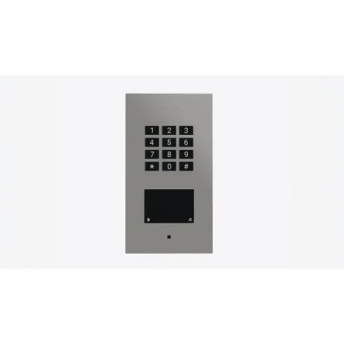 DoorBird A1121 Flush-Mount IP Access Control Device, Multi-Technology, Grey Aluminuim (RAL9007)