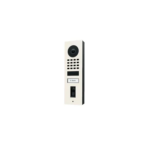 DoorBird 423894860 D1101FV IP Video Intercom with Fingerprint Reader, 1080p, RAL 9010