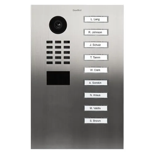 DoorBird 423898189 Flush Mount Housing Backbox, Stainless Steel