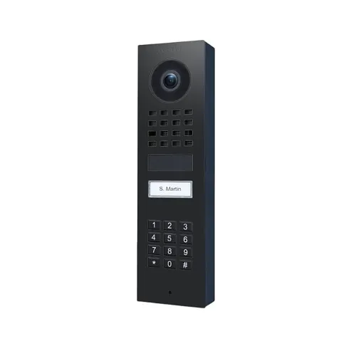 DoorBird D1101KV Surface-Mount IP Video Intercom, Keypad, Graphite Black (Polar Raven)