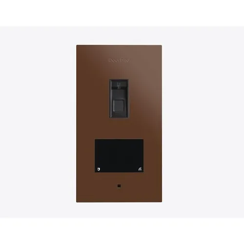 DoorBird A1122 Fingerprint 50 Flush-Mount IP Access Control Device, Brown (RAL8011)