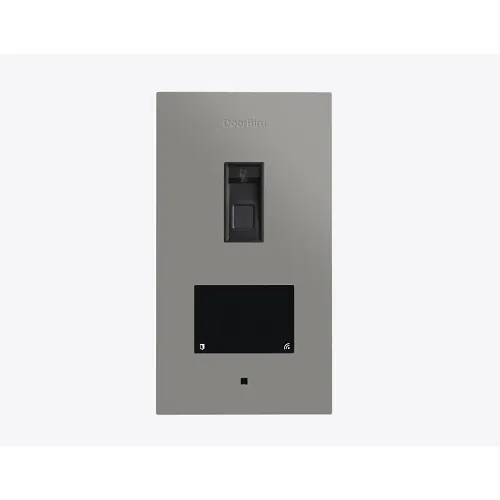 DoorBird A1122 Fingerprint 50 Flush-Mount IP Access Control Device, Grey Aluminuim (RAL9007)