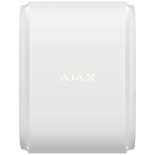 AJAX 42803.81.WH3 Wireless Outdoor Dual-Side Curtain-Type Motion Detector with Anti-Masking and Pet Immunity, White