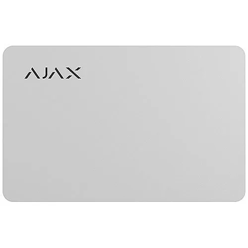 AJAX 42834.89.WH Contactless Card, 100-Piece, White