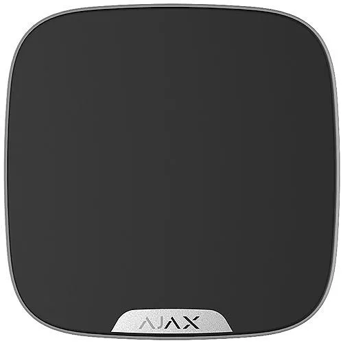 AJAX 42846.61.BL3 Wireless Outdoor Siren with Clip Lock for Branded Faceplate, Black